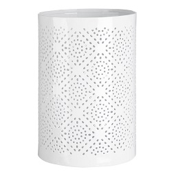 Prime Furnishing Complements Hurricane Large Candle Holder,White