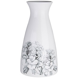 Prime Furnishing Bloom Vase, Dolomite - White/Black