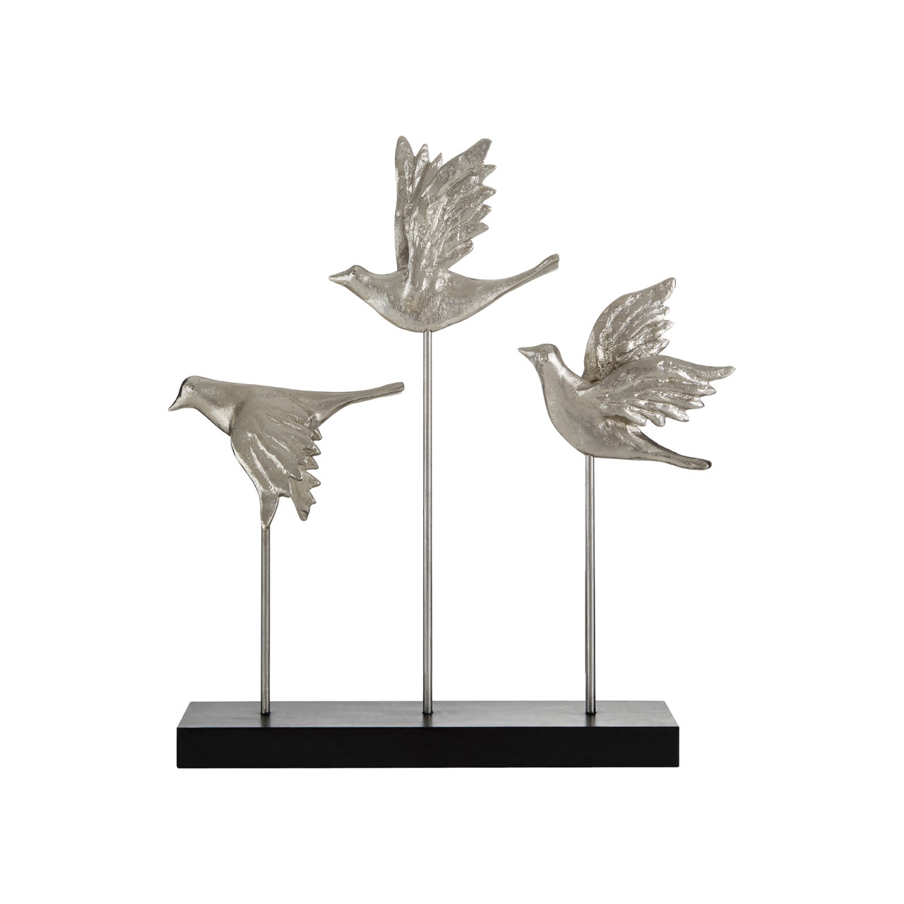Prime Furnishing Complements Flock Of Birds Sculpture - Silver