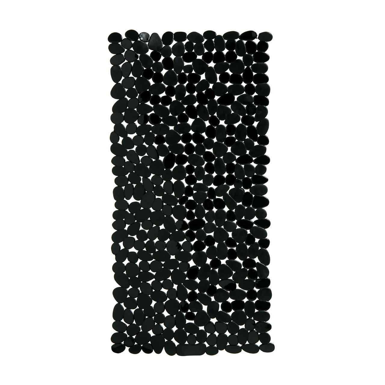 Prime Furnishing Pebble Design Bath Mat - Solid Black