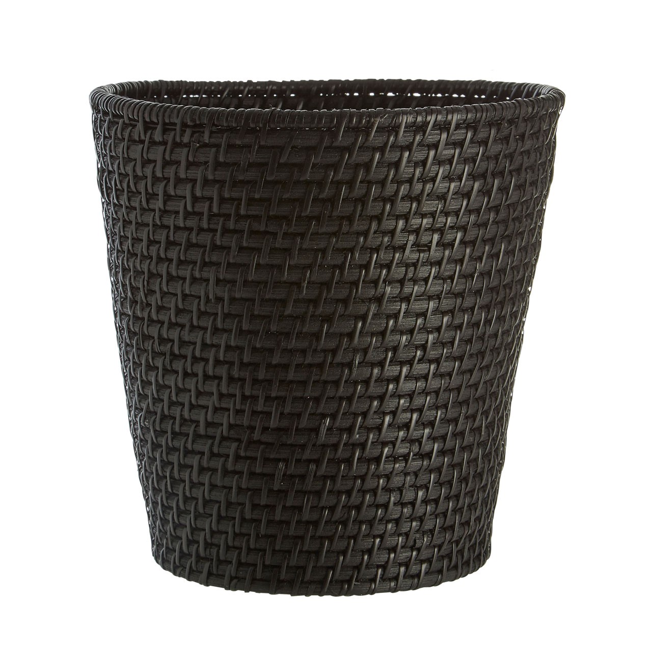 Prime Furnishing Complements Waste Basket Black Rattan